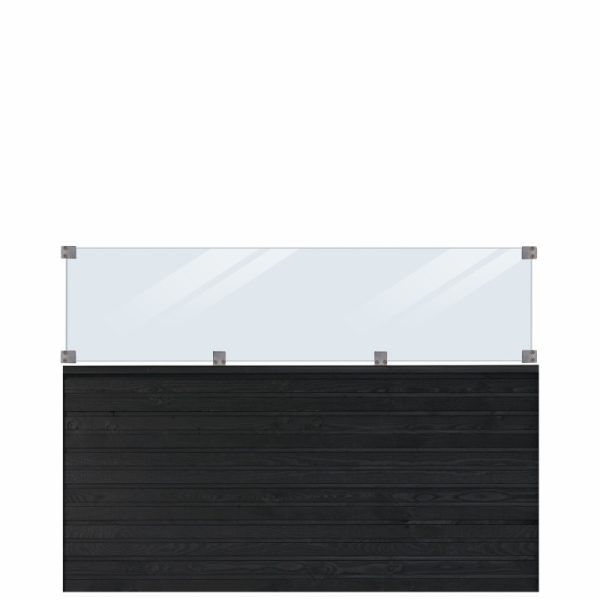 Plus Plank Profilhegn m/glas - 174Ã125 cm - PEFC - 27778-15